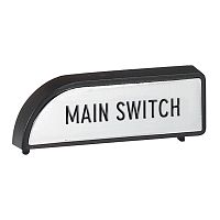 Маркировка ''Main Switch'' (главный выключатель) - для лицевой панели | код 022282 |  Legrand
